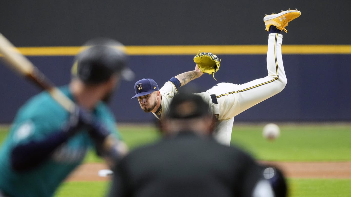 Brewers Starting Pitcher Leaves Game Early After Scary On-Field Incident