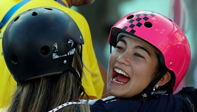 Australia's Trew, 14, wins park gold in Olympic skateboard