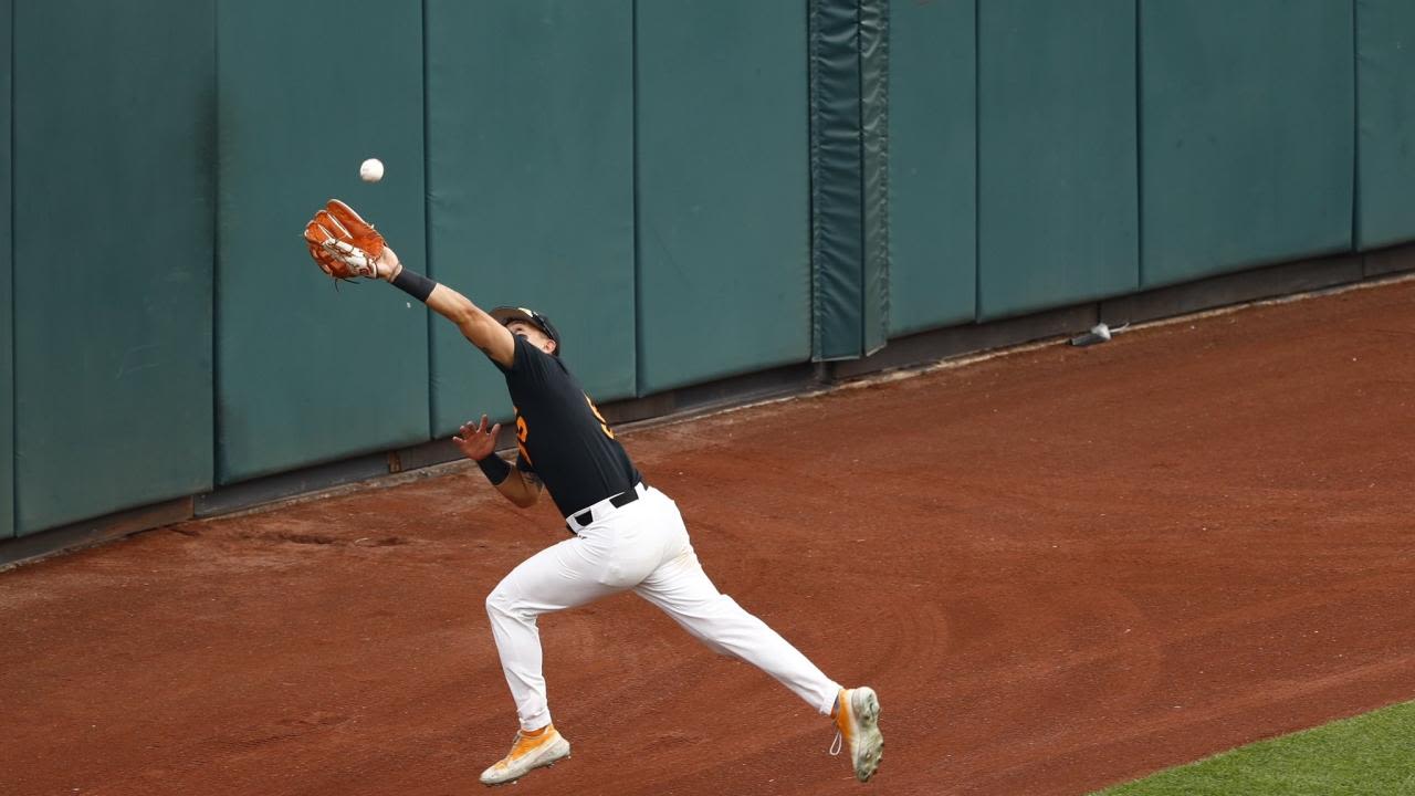 Pitching, hitting and an all-out catch has Tennessee baseball on the brink of the MCWS finals