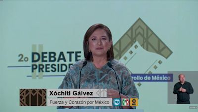 Xóchitl Gálvez fue la ganadora del segundo debate: Sergio Lara