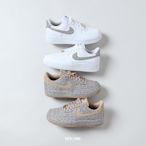 NIKE AIR FORCE 1 LX UNITED 白棕 滿版 小GOYARD勾勾 聯名風 休閒鞋【DZ2709】