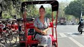 Scarlett Johansson in Delhi? Viral photo shows ’Black Widow’ star sitting on a cycle rickshaw