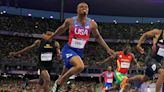 USA's Quincy Hall wins gold medal in men’s 400 meters with spectacular finish