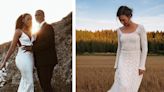 7 of the most viral wedding dresses of last year, from a YouTuber who knitted hers from scratch to the bride who walked down the aisle in a pink Zara suit