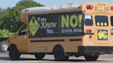 North Texas bond election heats up with an arrest and an old school bus turned rolling campaign sign