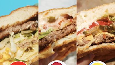 I tried the signature burgers from McDonald's, Wendy's, and Burger King. I found the Big Mac underwhelming.