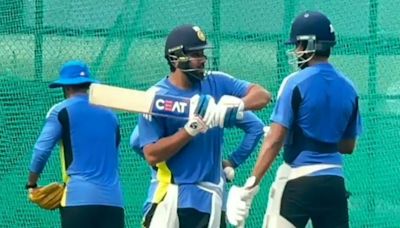 Rohit HELPS Iyer Improve His Pull Shot Ahead of ODI Series vs SL; PIC Goes VIRAL