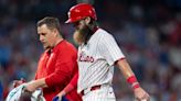 Phillies place OF Brandon Marsh on injured list with right hamstring strain