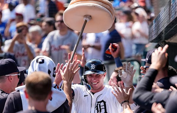 Detroit Tigers' Colt Keith unleashes first big swing in 'one of the coolest moments yet'