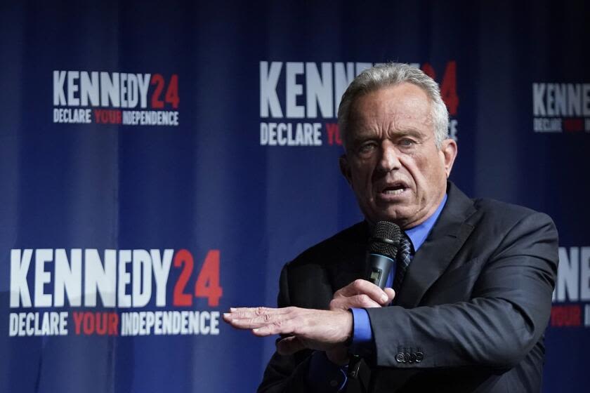 Robert F. Kennedy Jr. says he has qualified for California's presidential ballot