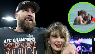 La Nación / Culpan a Travis Kelce de incitar al consumo de alcohol a Taylor Swift