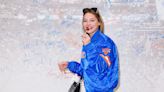 Madelyn Cline Sports a Rare, Sold-Out Knicks x Kith Bomber Jacket with Ripped Jeans