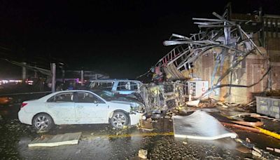 PHOTOS: Damaged buildings, vehicles seen in North Texas as severe storms moved through Saturday night