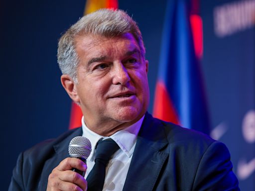 Barcelona president Joan Laporta provides positive update on Nico Williams transfer saga