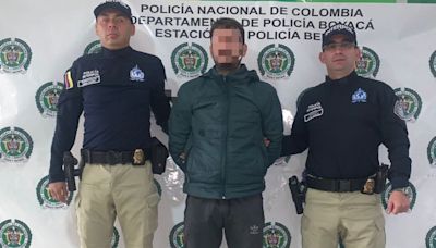 Capturado ‘El Barbero’ del Tren de Aragua en Boyacá: tenía circular de Interpol