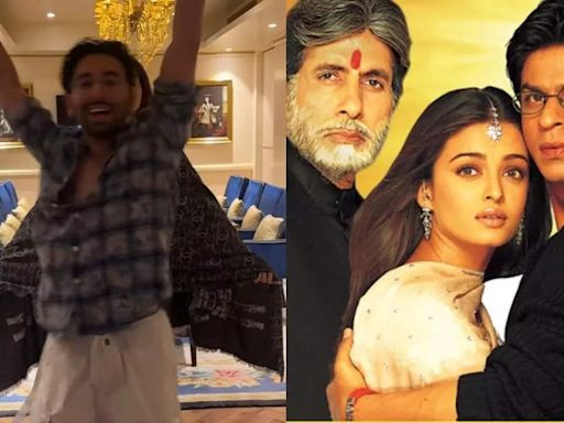 Watch: Orry channels Aishwarya Rai in a hilarious tribute to Shah Rukh Khan and Amitabh Bachchan starrer 'Mohabbatein' | Hindi Movie News - Times of India