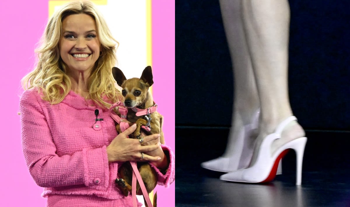 Reese Witherspoon Announces ‘Legally Blonde’ Prequel Series In Pink Christian Louboutin Pumps