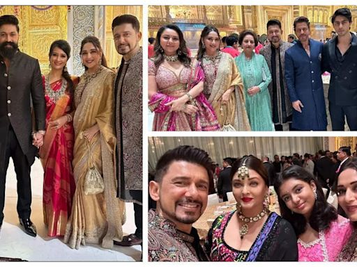 Madhuri Dixit's husband Sriram Nene shares UNSEEN photos with Aishwarya Rai, Aaradhya, Shah Rukh Khan, Yash and others from Anant Ambani-Radhika Merchant's wedding...