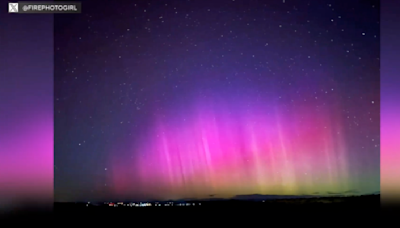 Geomagnetic storm brings rare glimpse of Northern Lights to Southern California