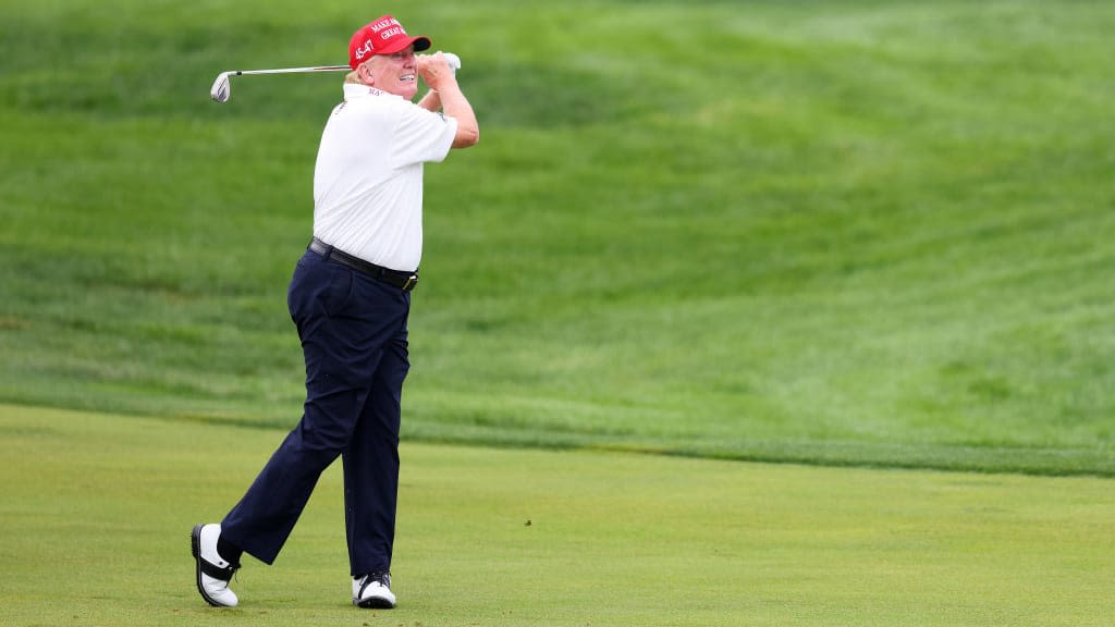 Trump Tees Off on Biden After Debate With a Round of Golf Clip Trolling