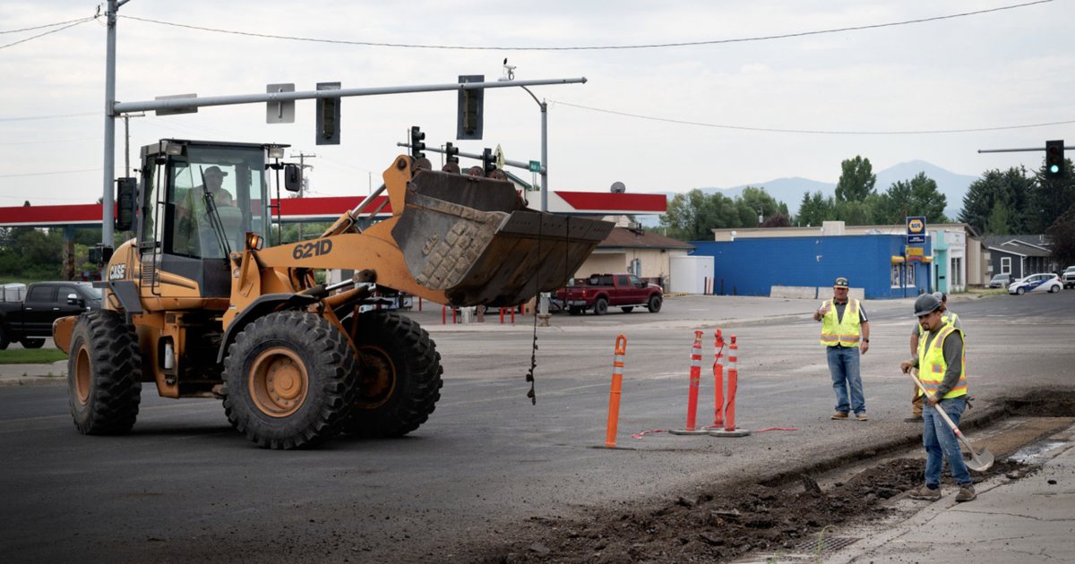 Main Street reconstruction project in Soda Springs started Monday and will continue through October