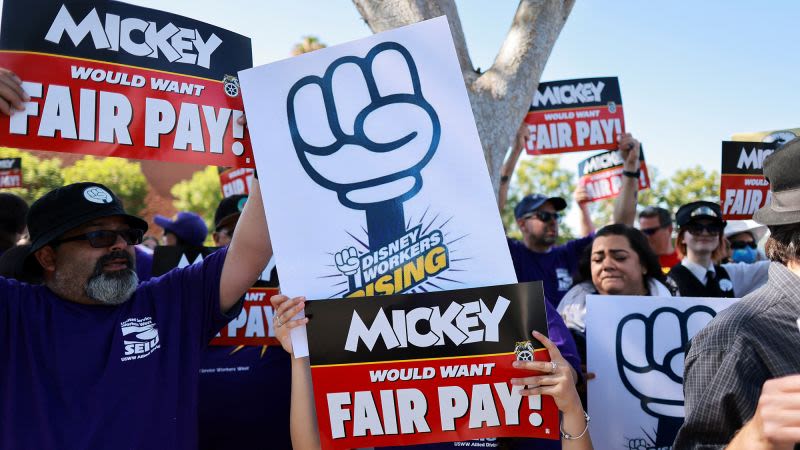 Thousands of Disneyland workers are expected to authorize a potential strike. It would be the first in 40 years | CNN Business