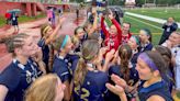 Elyse Myatt's perfect pass leads to Britt Wilhelm's state championship goal for Althoff