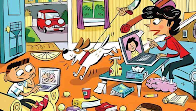 Optical Illusion: Can You Find The Pair Of Glasses In This Messy Living Room In 6 Seconds?