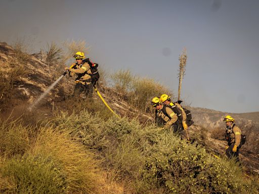 Fires burn around the state as red flag conditions loom