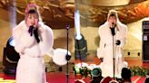Kelly Clarkson Brings Winter Glamour in White Furry Coat to Rockefeller Center Christmas Tree Lighting Ceremony 2023
