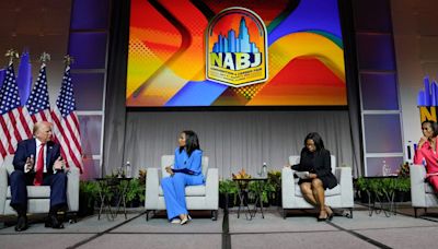 Trump kicked off his NABJ appearance in a combative mood. It only got worse from there.