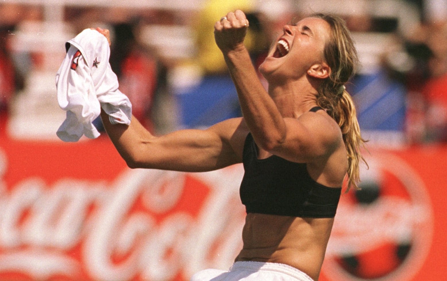 Brandi Chastain and the World Cup-winning celebration that changed women’s sport forever