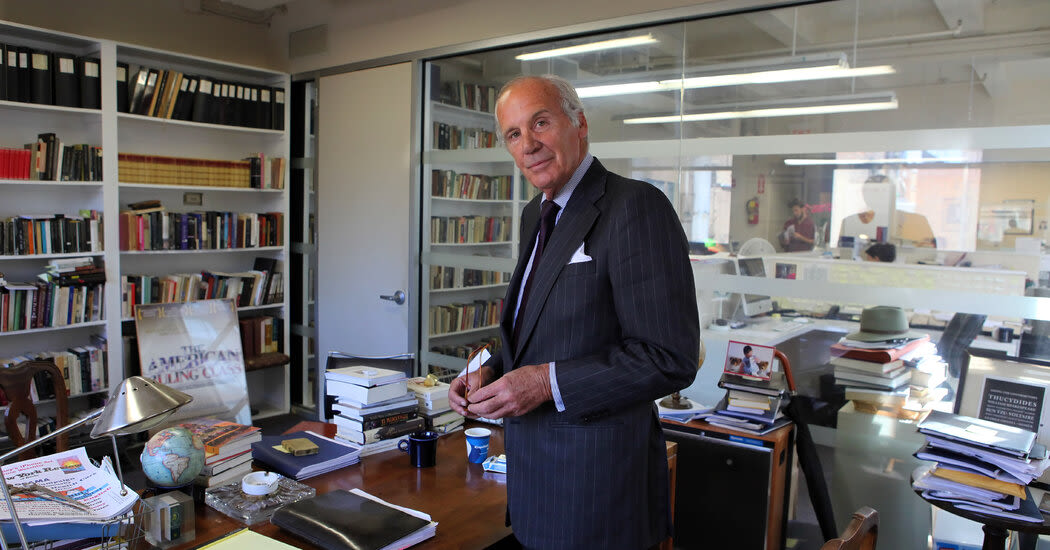 Lewis H. Lapham, Longtime Editor of Harper’s, Dies at 89