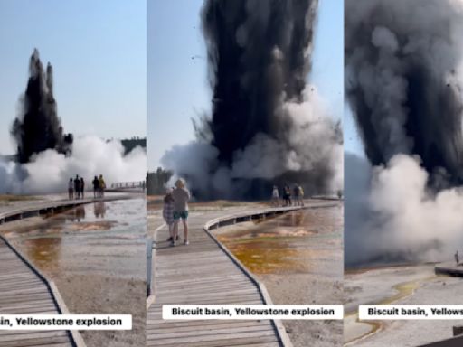 WATCH Video: Terrifying Hydrothermal Explosion At Yellowstone: Tourists Flee As Area Closes For Safety