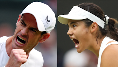 When are Andy Murray and Emma Raducanu playing Wimbledon? Start time and TV channel for mixed doubles today