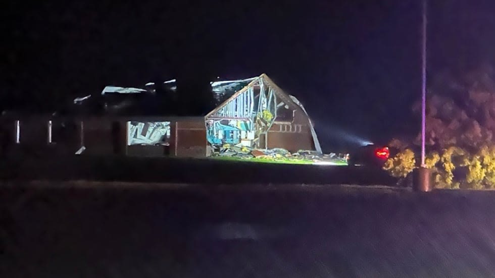 Tornado tears through North Carolina middle school