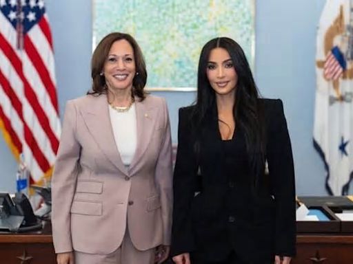 Kim Kardashian shows behind-the-scenes of the White House after meeting VP Kamala Harris