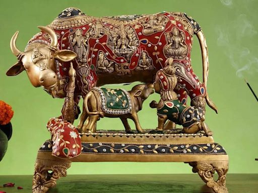 Which is the best placement for the Kamadhenu Cow statue in your home? - Times of India