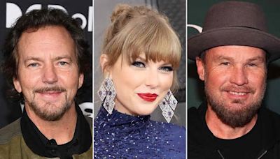 Pearl Jam’s Eddie Vedder and Jeff Ament Give Taylor Swift 'Huge Props': 'She’s Incredibly Prolific'