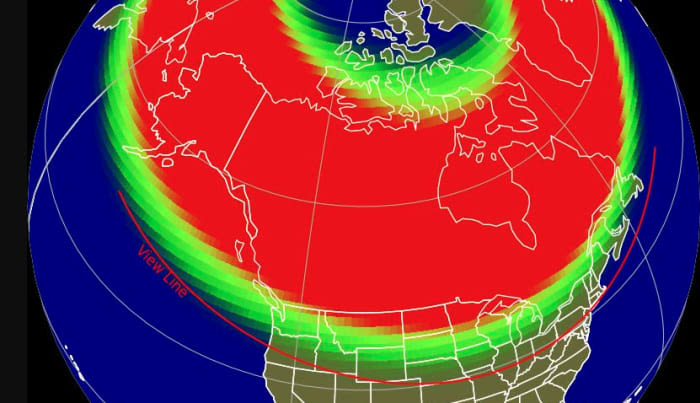 Northern Lights map, best viewing time and Michigan locations