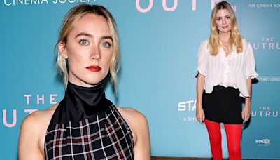 Saoirse Ronan and Mischa Barton attend The Outrun screening in NYC