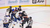 Preseason hockey fights delight Wichita crowd for NHL game between Coyotes and Blues