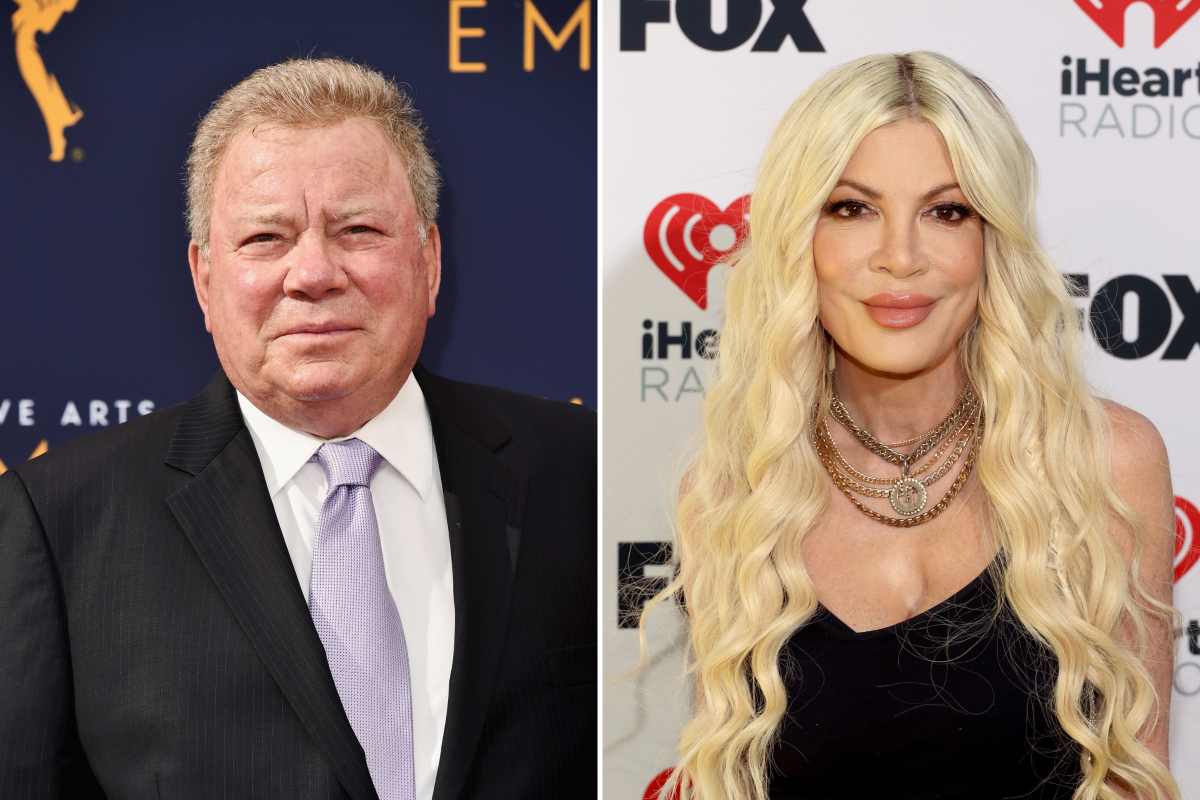 William Shatner's podcast warning to Tori Spelling—"killing yourself"