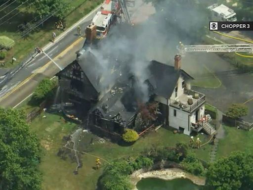 Woman charged with arson for allegedly setting historic Berwyn home on fire, police say