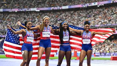 Team USA Wins Gold in Women's 100-Meter Relay at Paris Olympics Anchored by Sha'Carri Richardson and Gabby Thomas