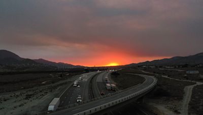 Bridge Fire in San Bernardino County now largest active fire in California