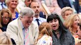 TV stars mingle with royalty while braving the weather at Wimbledon