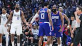 NBA playoffs: Clippers dismantle Mavericks with Kawhi Leonard in street clothes