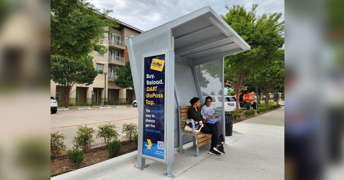 DART launches pilot program to test next-generation bus shelters