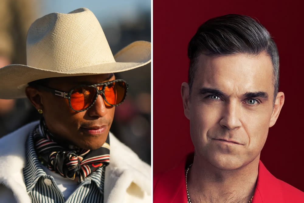 Pharrell Is a Lego and Robbie Williams Is a Monkey in Two Music Biopics Aiming for Oscar Attention